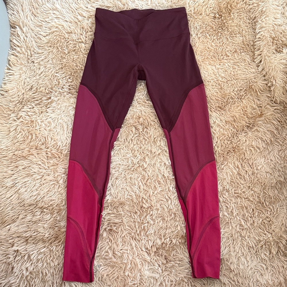 Lululemon Colour Me Ombre Tight *28" Dark Adobe / Blush Berry / Violet Red - 6